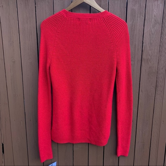 Liz Claiborne | NWT Size Medium Cabernet Red Sparkle Sweater - Picture 7 of 11
